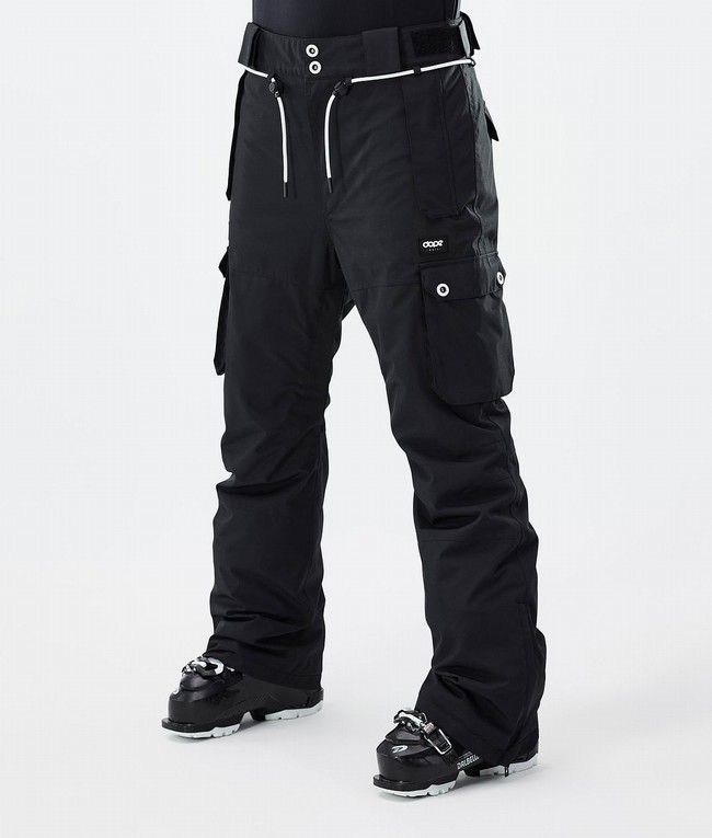 Women Dope Iconic W Ski Pants Black | TNMGQDL-05