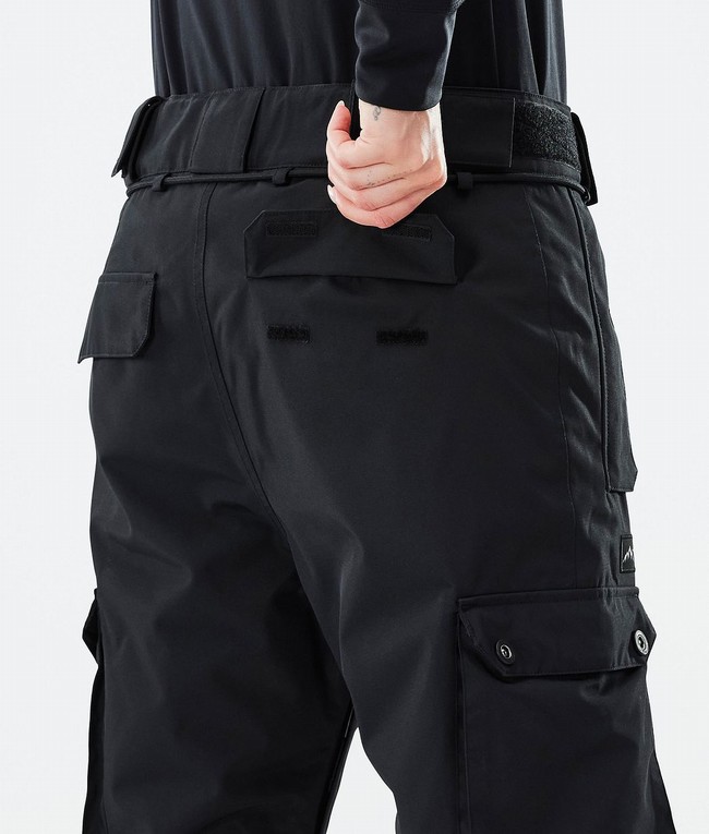 Women Dope Iconic W Ski Pants Black | WGQZTYD-41