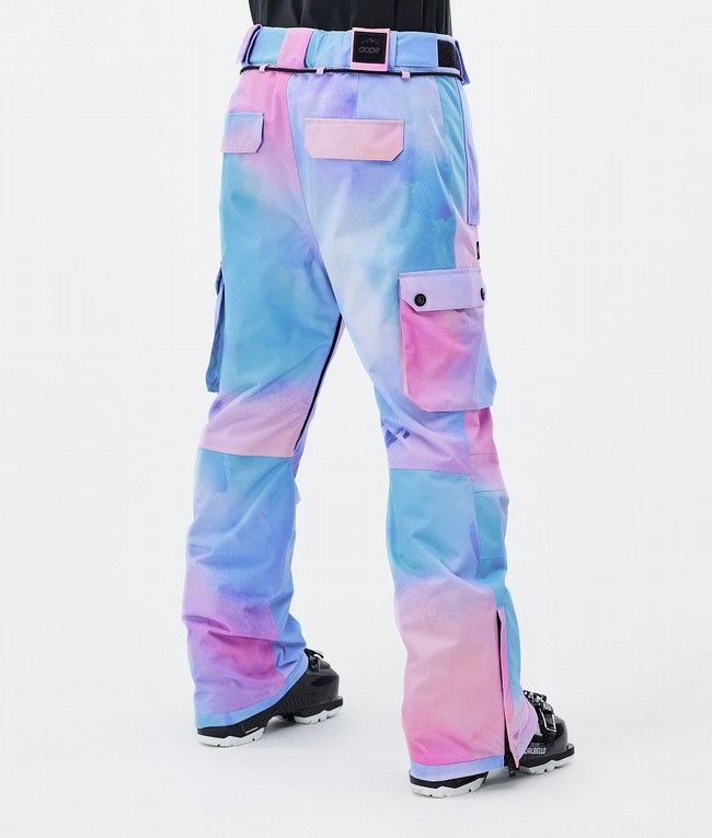 Women Dope Iconic W Ski Pants Blue / Pink | JBWXMGO-63