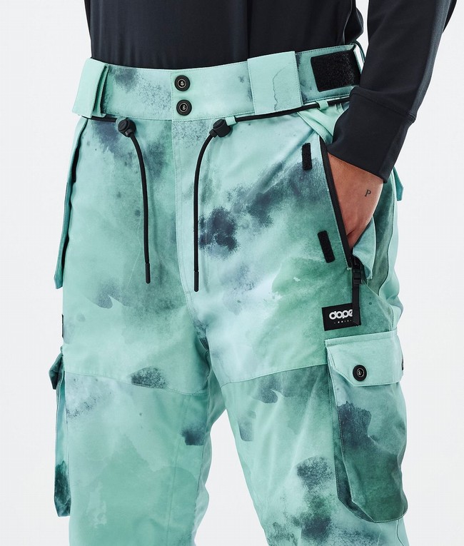 Women Dope Iconic W Ski Pants Green | GMKOLJY-10