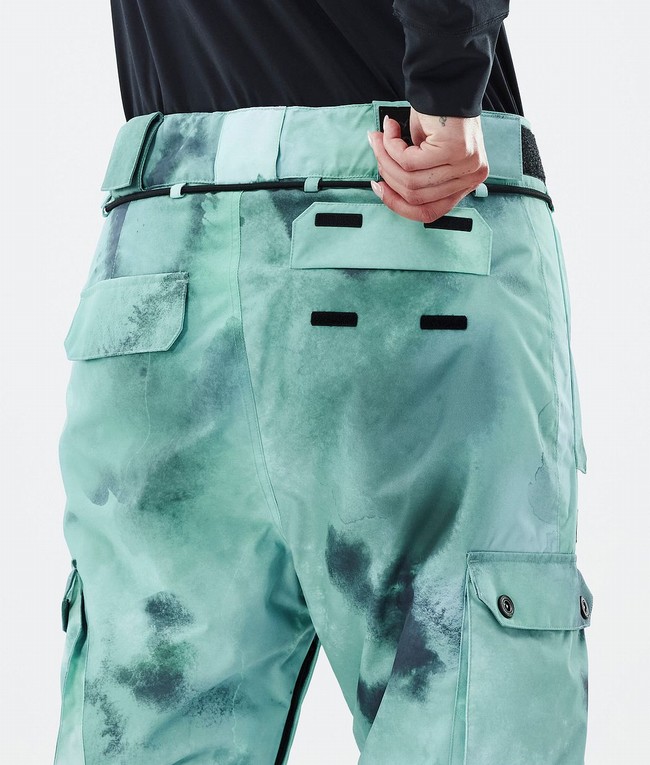 Women Dope Iconic W Ski Pants Green | GMKOLJY-10