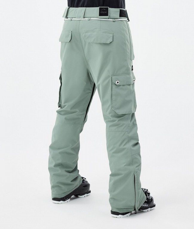 Women Dope Iconic W Ski Pants Green | MZBKXVU-20