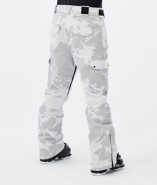 Women Dope Iconic W Ski Pants Grey / Camo | GHBCXRN-13