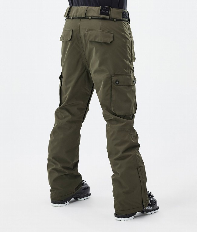 Women Dope Iconic W Ski Pants Olive / Green | KHBLXNO-06