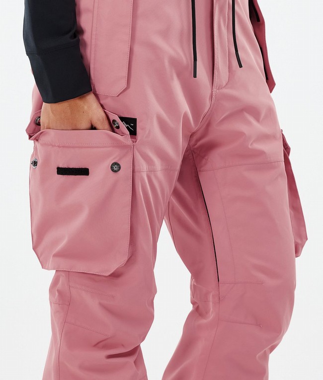 Women Dope Iconic W Ski Pants Pink | FUMWXSJ-24