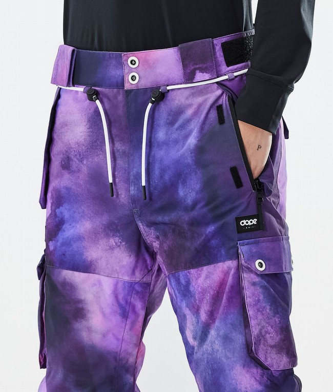 Women Dope Iconic W Ski Pants Purple | CKSZNFB-65