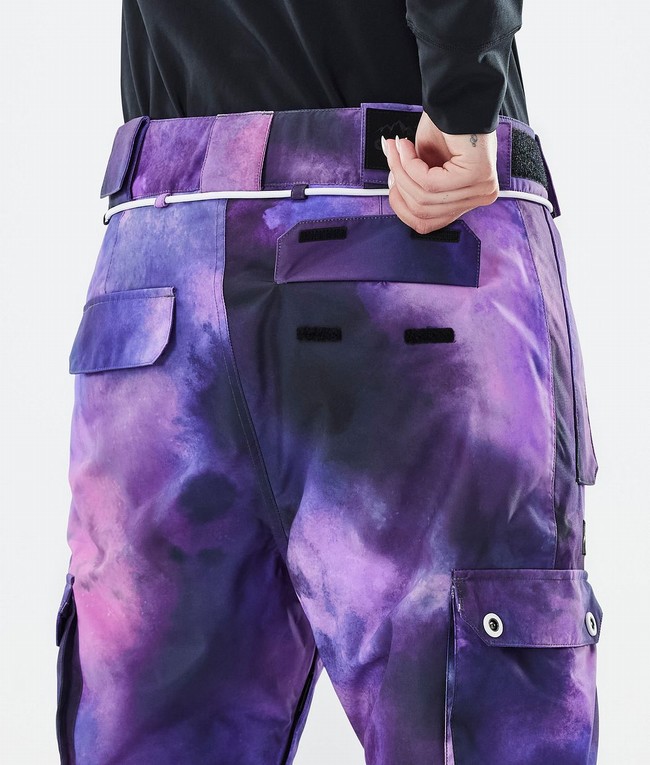 Women Dope Iconic W Ski Pants Purple | CKSZNFB-65