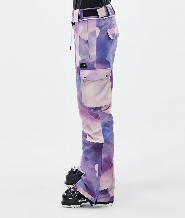 Women Dope Iconic W Ski Pants Purple | WHJAOZN-43