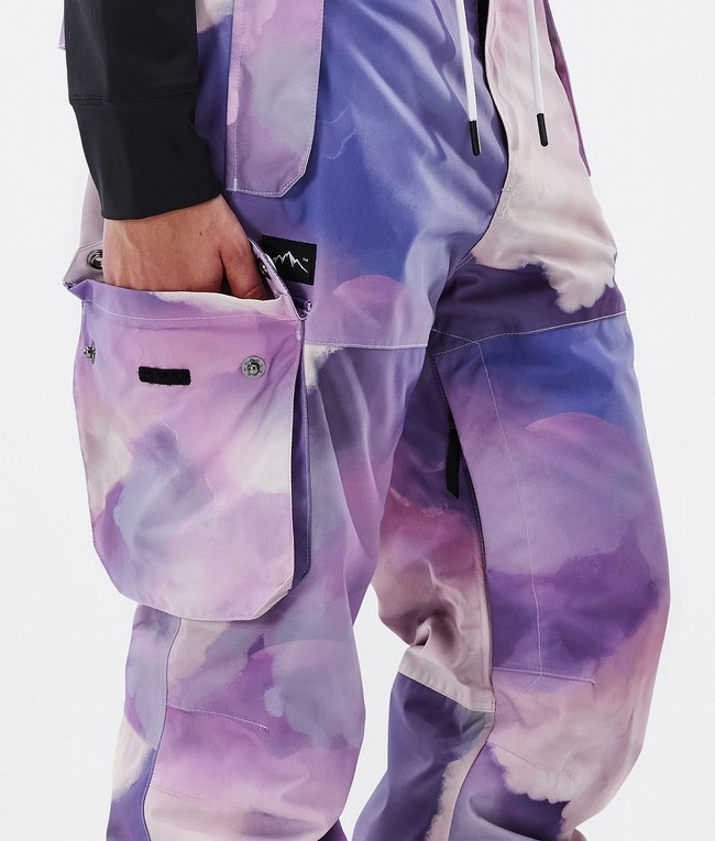 Women Dope Iconic W Ski Pants Purple | WHJAOZN-43