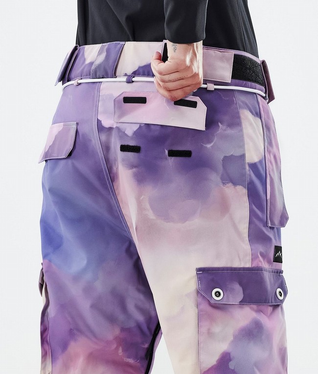 Women Dope Iconic W Ski Pants Purple | WHJAOZN-43