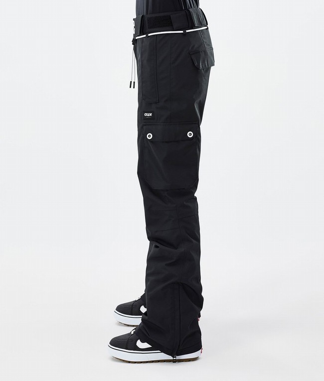 Women Dope Iconic W Snowboard Pants Black | RGSEFYJ-37