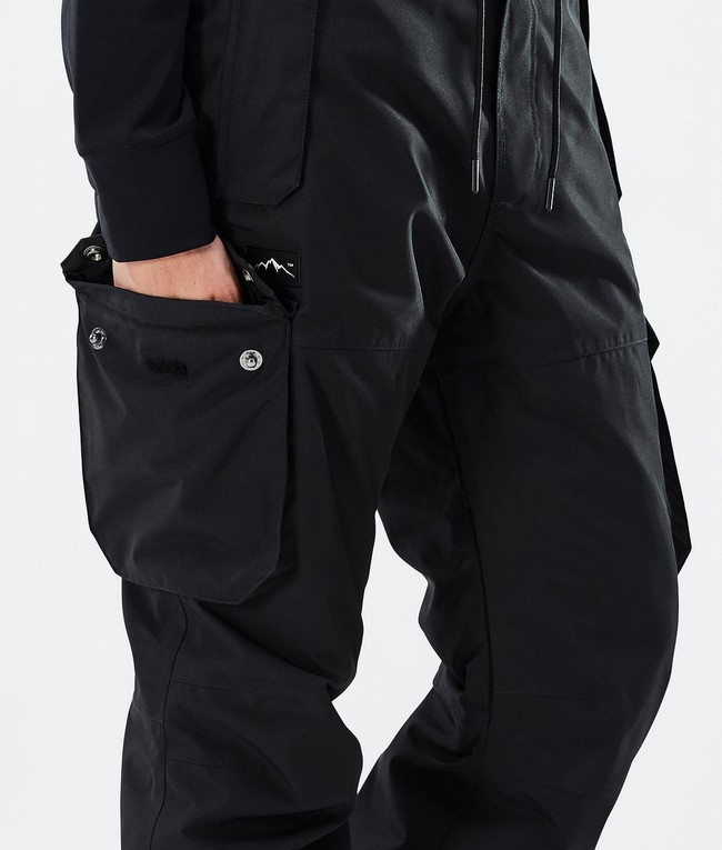 Women Dope Iconic W Snowboard Pants Black | TCWHEFY-75