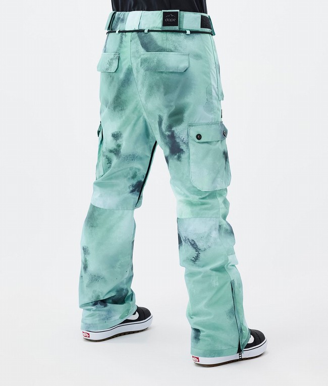 Women Dope Iconic W Snowboard Pants Green | VEFWZND-57