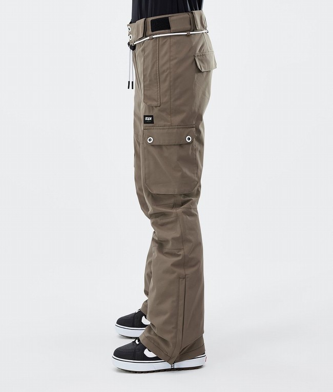 Women Dope Iconic W Snowboard Pants Grey | MZWQUXB-49