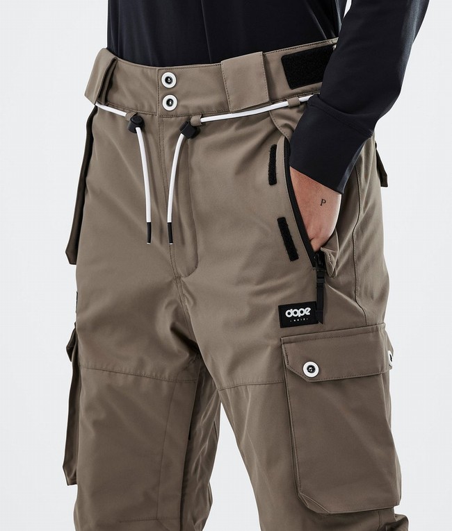 Women Dope Iconic W Snowboard Pants Grey | MZWQUXB-49