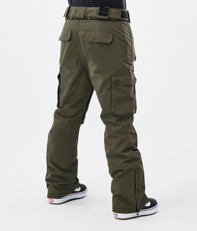 Women Dope Iconic W Snowboard Pants Olive / Green | MWTRFOL-27