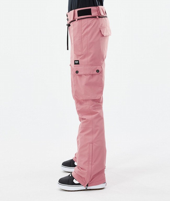 Women Dope Iconic W Snowboard Pants Pink | WHOFALI-75