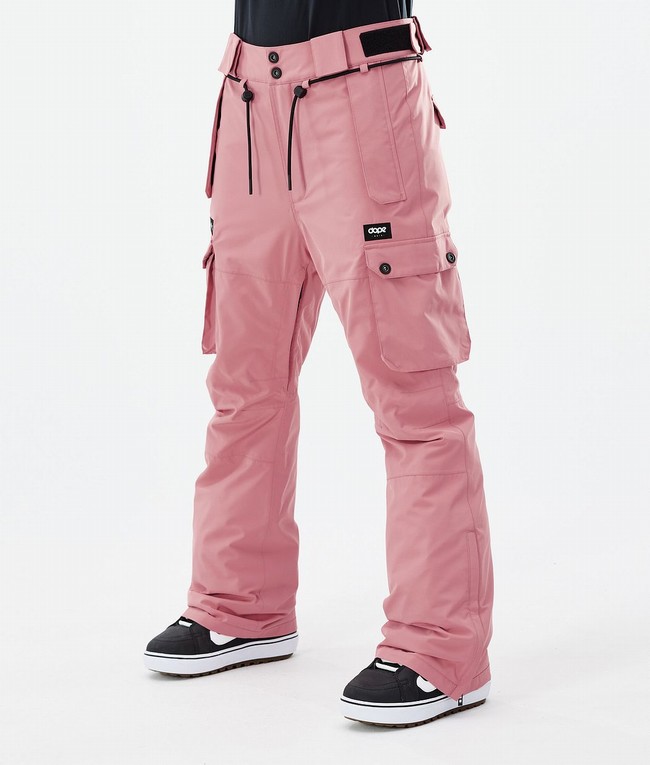 Women Dope Iconic W Snowboard Pants Pink | WHOFALI-75