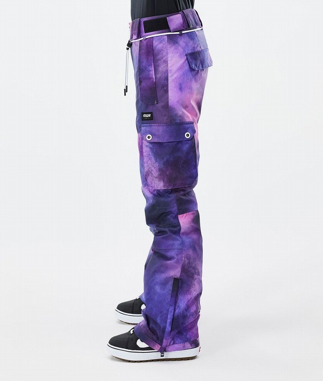 Women Dope Iconic W Snowboard Pants Purple | GJNXFQZ-41