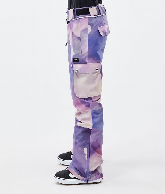 Women Dope Iconic W Snowboard Pants Purple | WNZUTSY-08