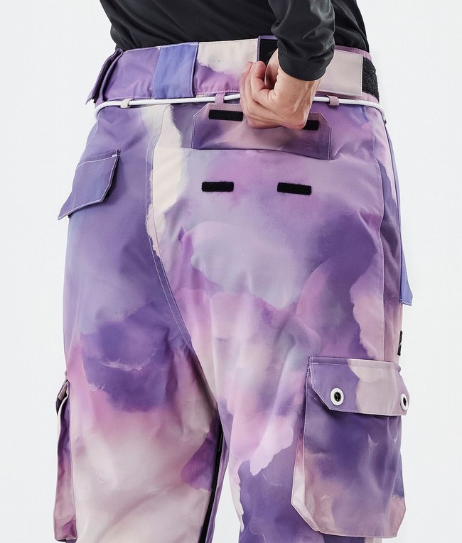 Women Dope Iconic W Snowboard Pants Purple | WNZUTSY-08