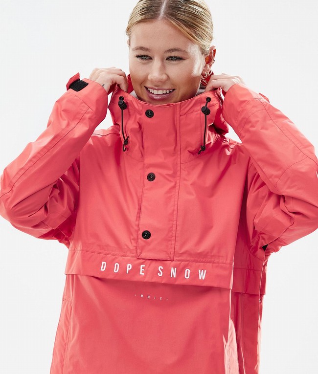 Women Dope Legacy Light W Outdoor Jackets Coral | JGDFYRO-87