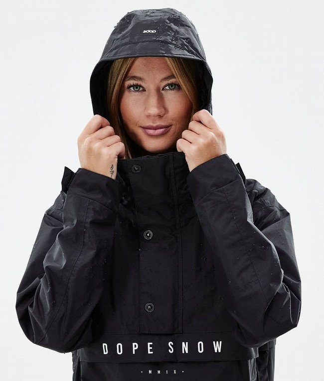 Women Dope Legacy Light W Outdoor Jackets Black | NLHITEU-93