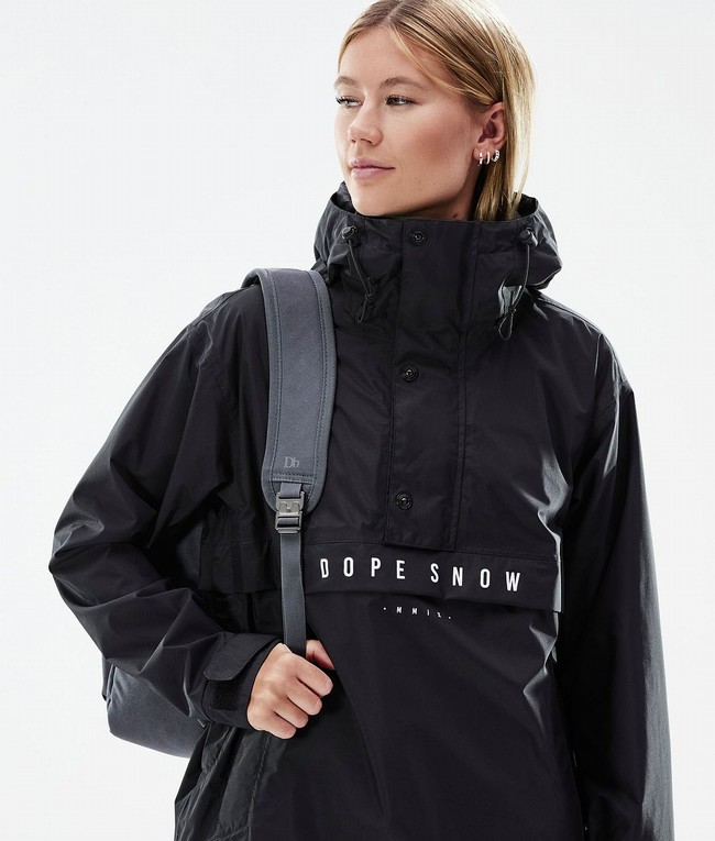 Women Dope Legacy Light W Outdoor Jackets Black | NLHITEU-93