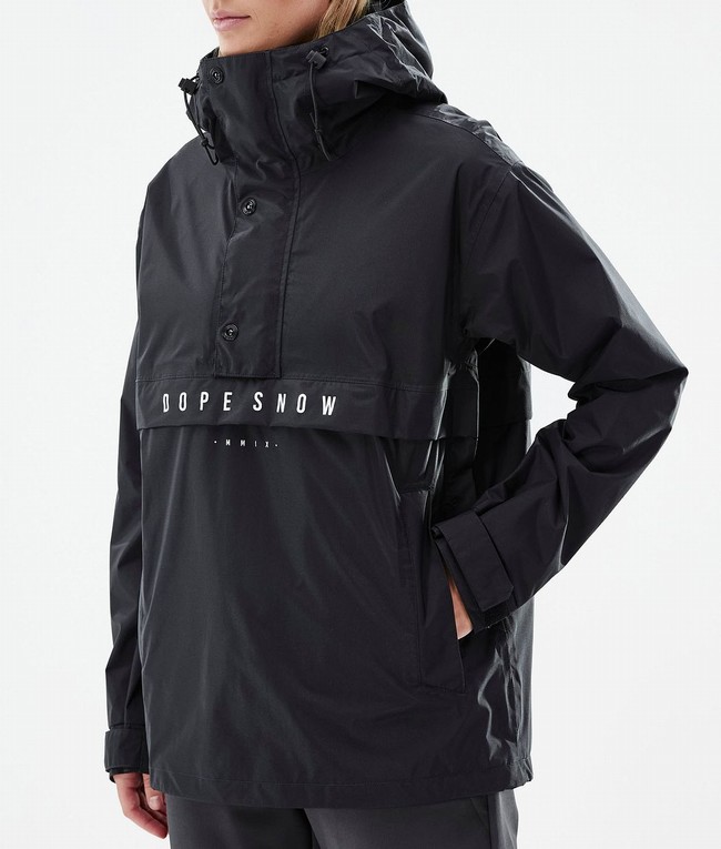 Women Dope Legacy Light W Outdoor Jackets Black | NLHITEU-93