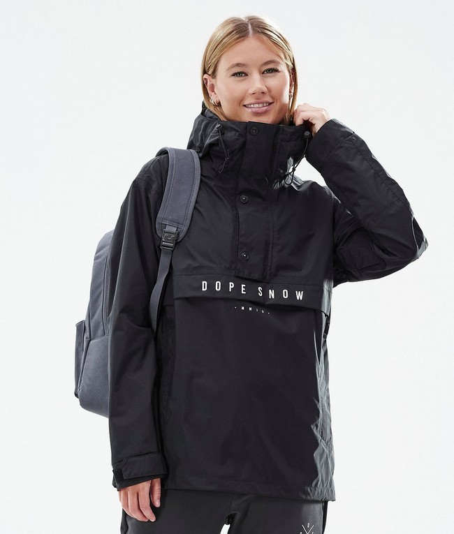 Women Dope Legacy Light W Outdoor Jackets Black | NLHITEU-93