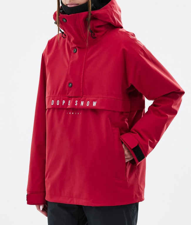 Women Dope Legacy W Ski Jackets Deep Red | CWHTENS-98