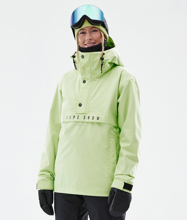 Women Dope Legacy W Ski Jackets Green | OTCURDH-78