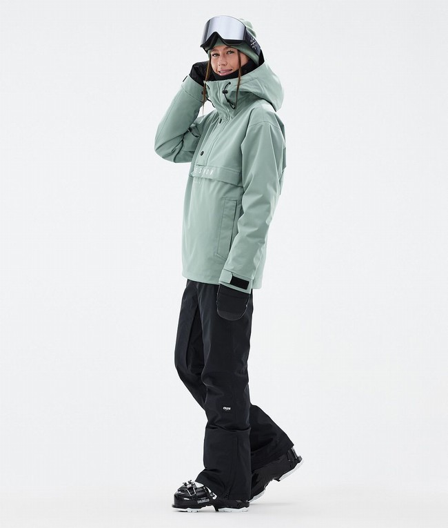 Women Dope Legacy W Ski Jackets Green | TUOIZXJ-69