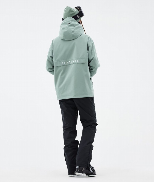 Women Dope Legacy W Ski Jackets Green | TUOIZXJ-69