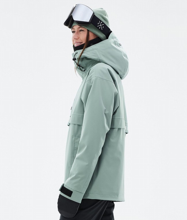 Women Dope Legacy W Ski Jackets Green | TUOIZXJ-69