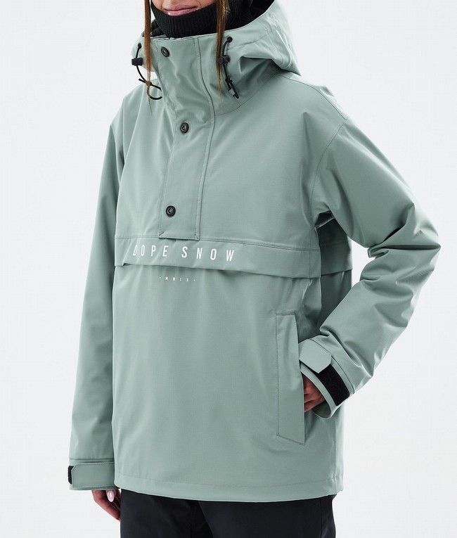 Women Dope Legacy W Ski Jackets Green | TUOIZXJ-69