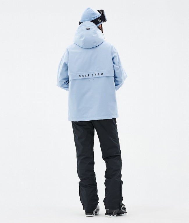 Women Dope Legacy W Ski Jackets Light Blue | QCTAZPM-15