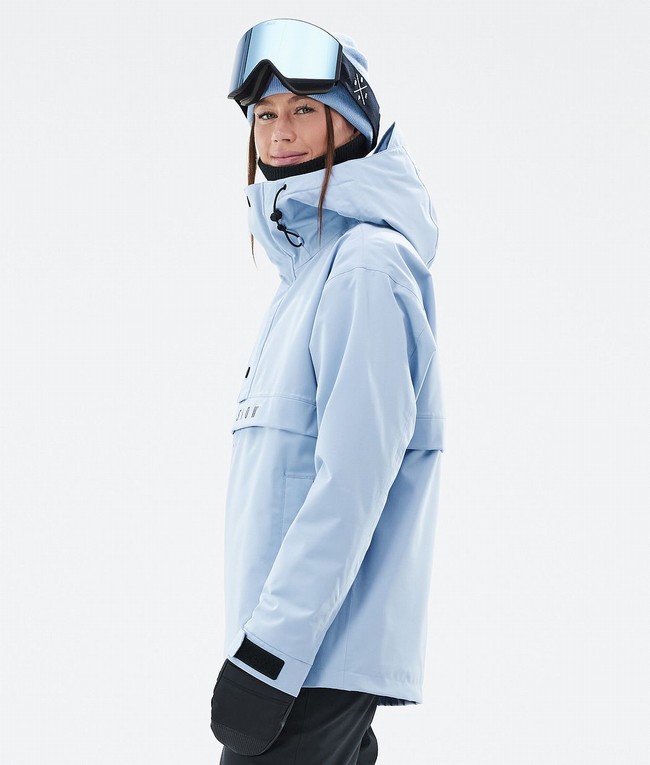 Women Dope Legacy W Ski Jackets Light Blue | QCTAZPM-15