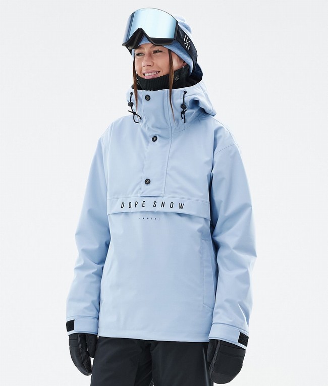 Women Dope Legacy W Ski Jackets Light Blue | QCTAZPM-15