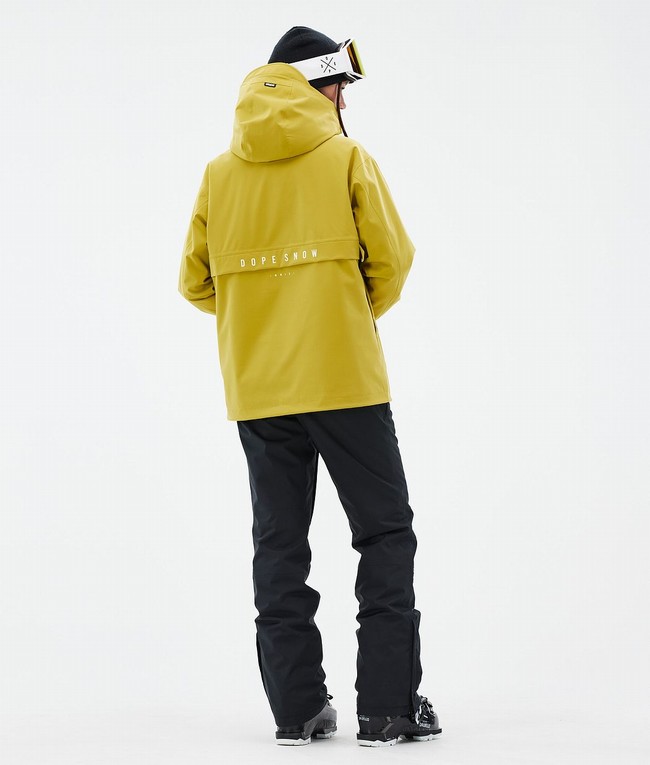 Women Dope Legacy W Ski Jackets Yellow | VPYXAJC-26