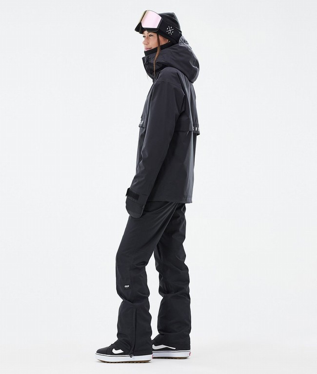 Women Dope Legacy W Snowboard Jackets Black | KOFVBRC-75