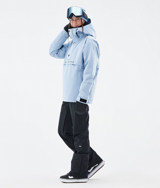 Women Dope Legacy W Snowboard Jackets Light Blue | EXJYRPI-81