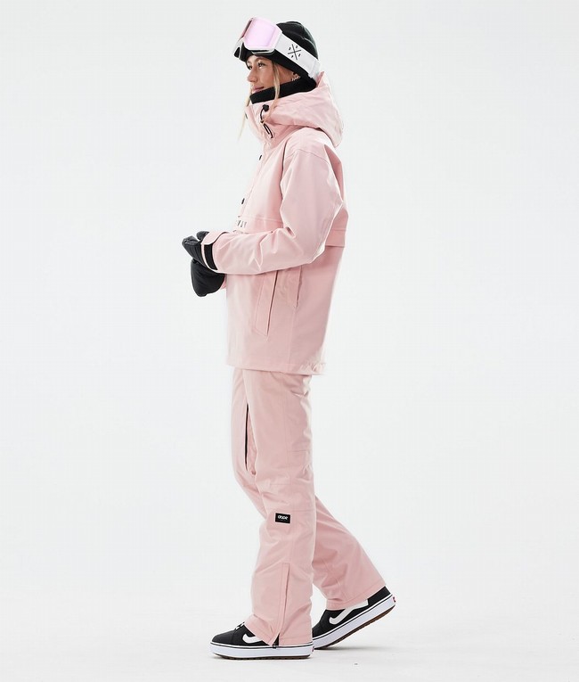 Women Dope Legacy W Snowboard Jackets Pink | LXUIEZB-69