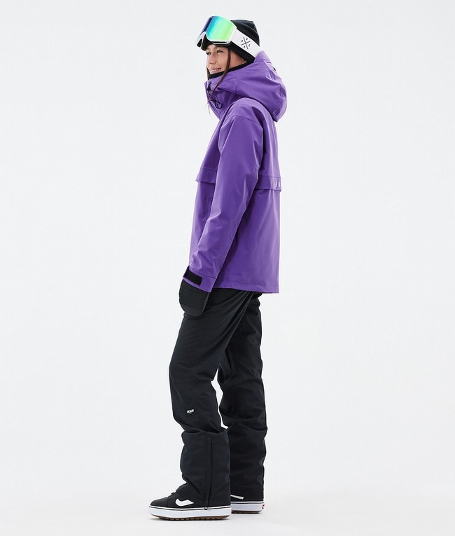 Women Dope Legacy W Snowboard Jackets Purple | COAVIXU-70