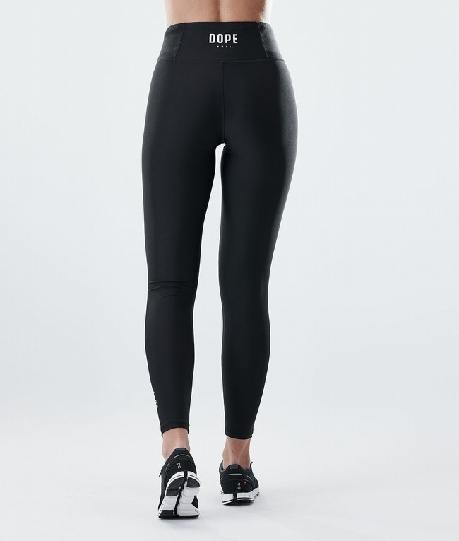 Women Dope Lofty Leggings Black | ADPJIUK-85