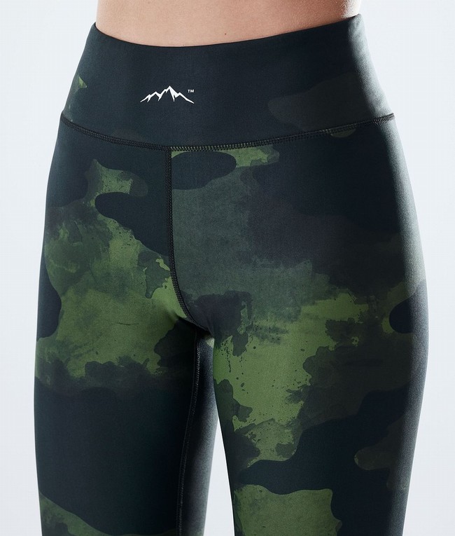 Women Dope Lofty Leggings Green / Camo | NOCAEYG-05