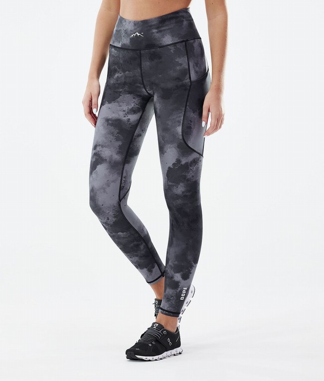 Women Dope Lofty Tech Leggings Black | EMLCJNP-08