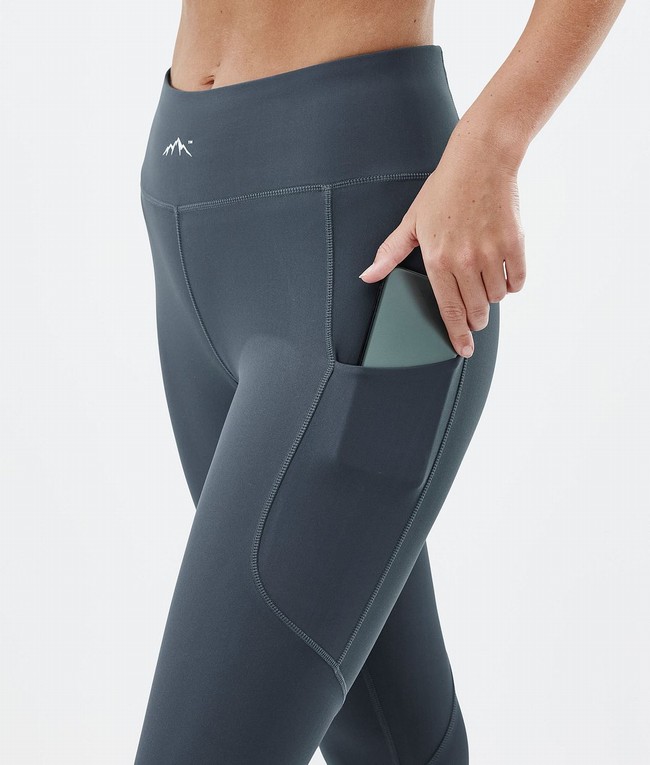 Women Dope Lofty Tech Leggings Blue | USMKGBZ-85