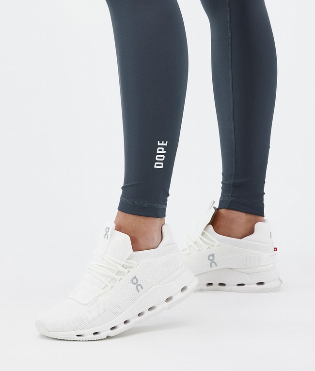 Women Dope Lofty Tech Leggings Blue | USMKGBZ-85