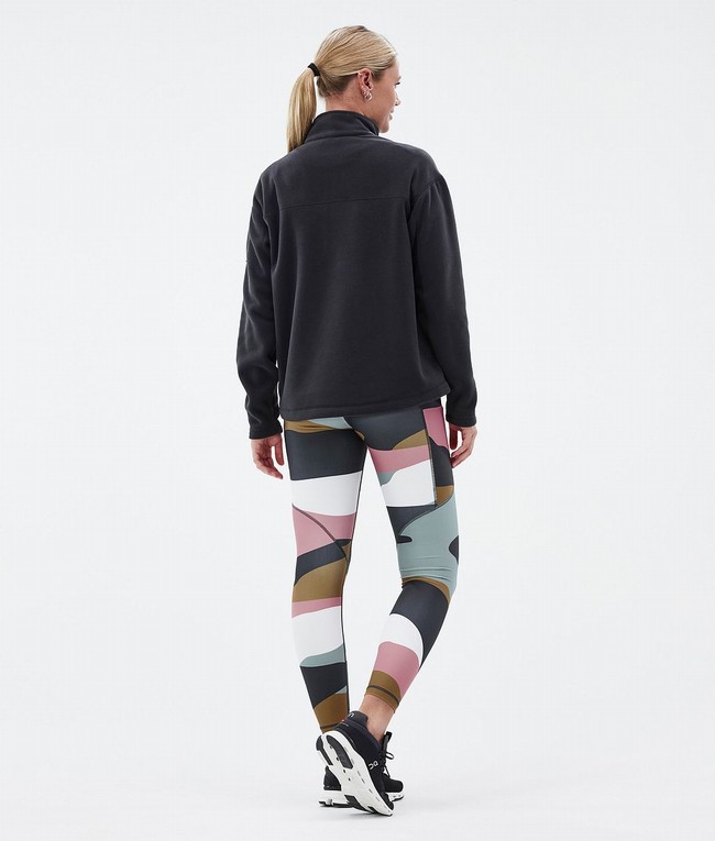 Women Dope Lofty Tech Leggings Gold / Pink | EHNDCSX-79